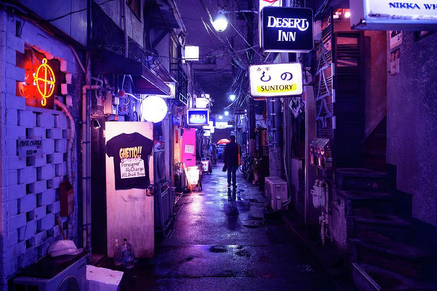 NightLife Japan Collection - Gotham City Photograph by Philippe HUGONNARD