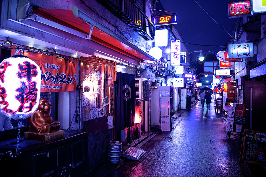 NightLife Japan Collection - Night Lights Photograph by Philippe HUGONNARD