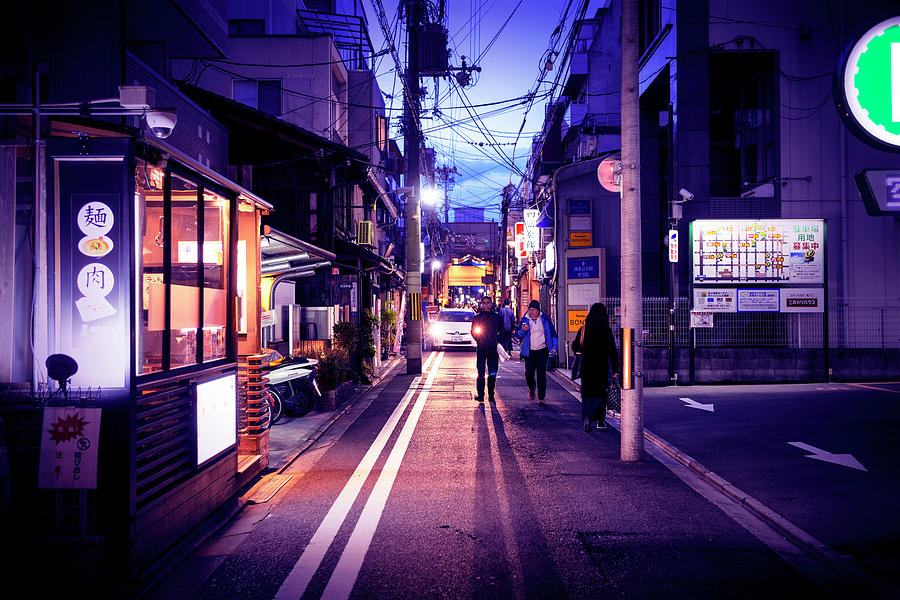 NightLife Japan Collection - One Way Photograph by Philippe HUGONNARD
