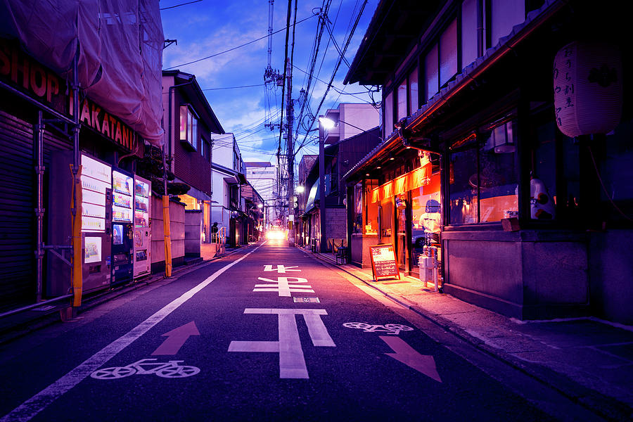 NightLife Japan Collection - Wrong Direction Photograph by Philippe HUGONNARD