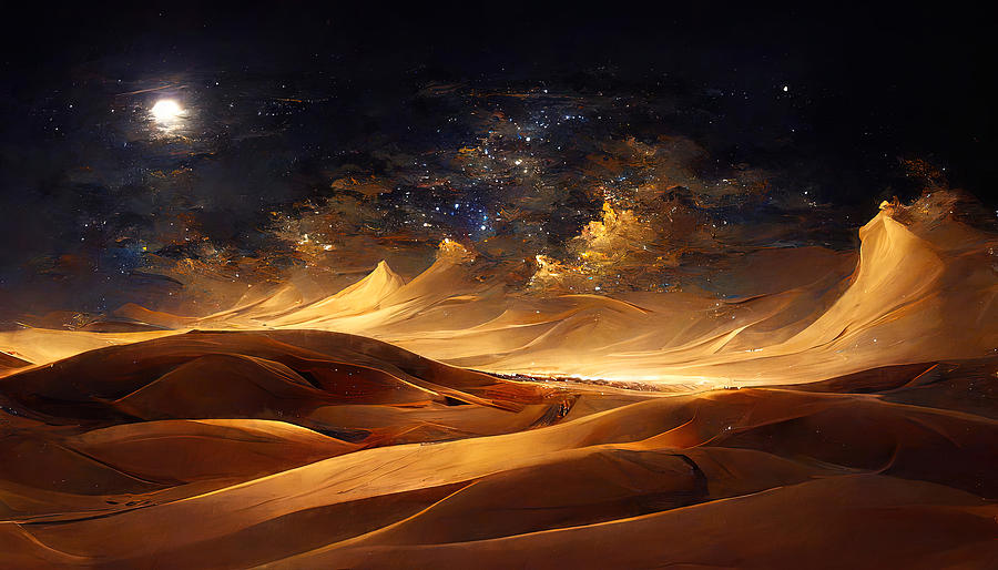 Nights of Arabia, 01 Painting by AM FineArtPrints