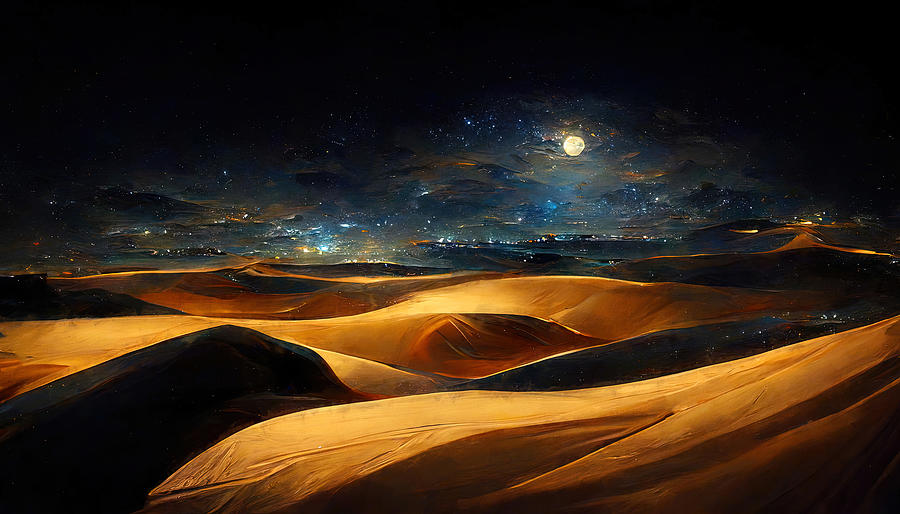 Nights of Arabia, 02 Painting by AM FineArtPrints