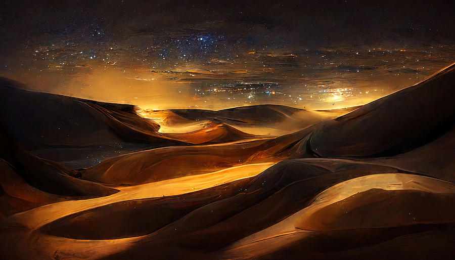 Nights of Arabia, 03 Painting by AM FineArtPrints