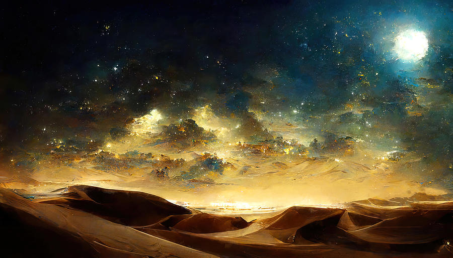 Nights of Arabia, 06 Painting by AM FineArtPrints