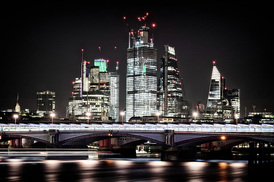 Nightscapes, London Photograph by Eugene Nikiforov