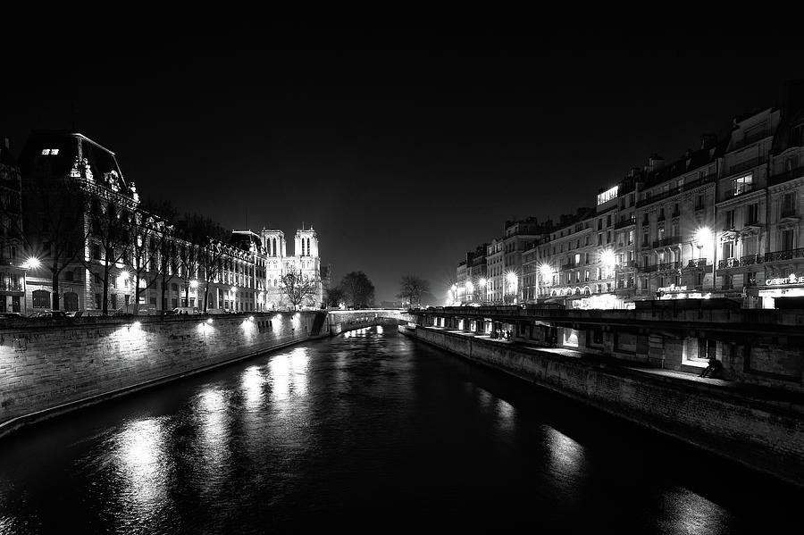 Nightscapes Paris Photograph by Eugene Nikiforov