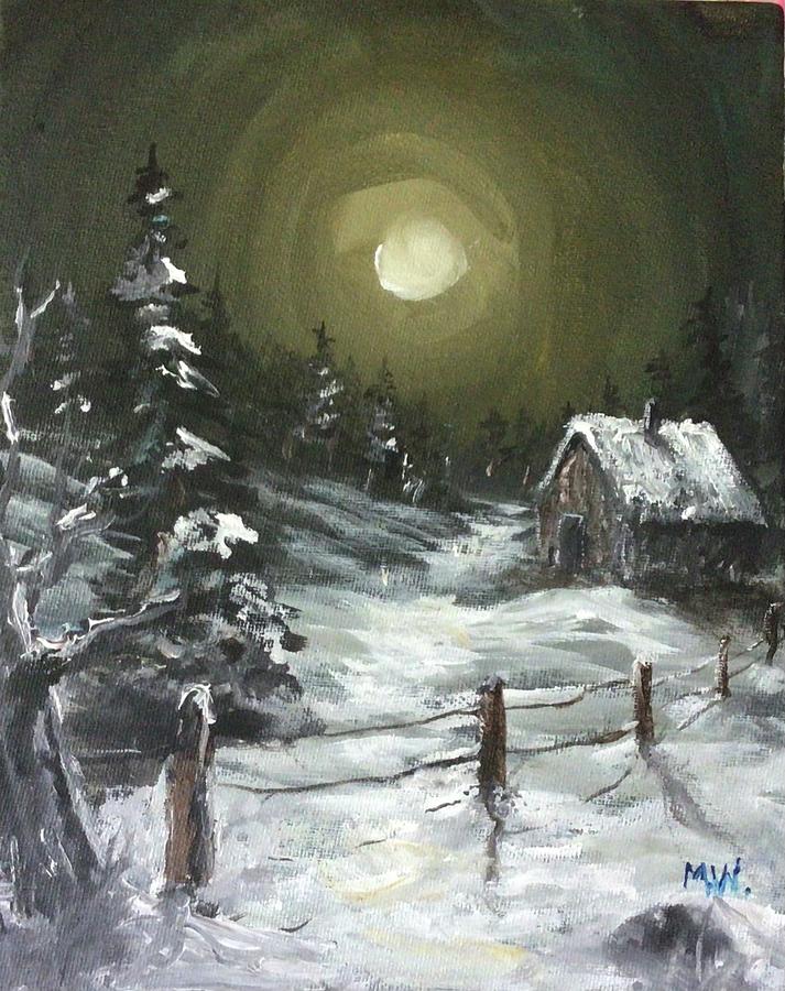 Nightsong 2 Painting by Megan Walsh