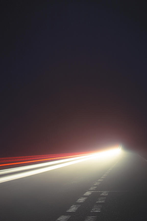 Nighttime Driving Photograph by Benkadams.com