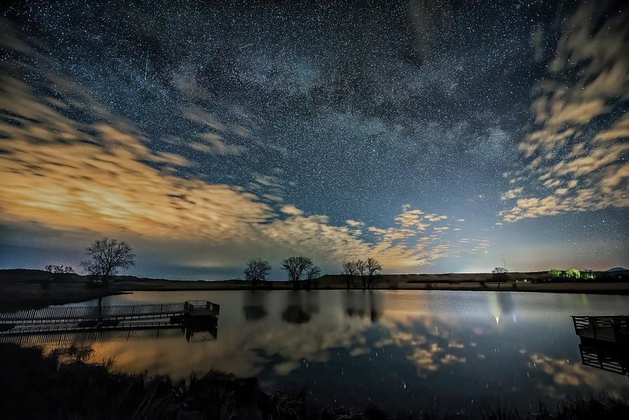 Nighttime Reflections Photograph by Fiskr Larsen