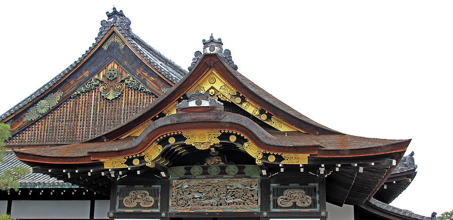 Nijo Castle Entry Detail 2 - Kyoto, Japan Photograph by Richard Krebs