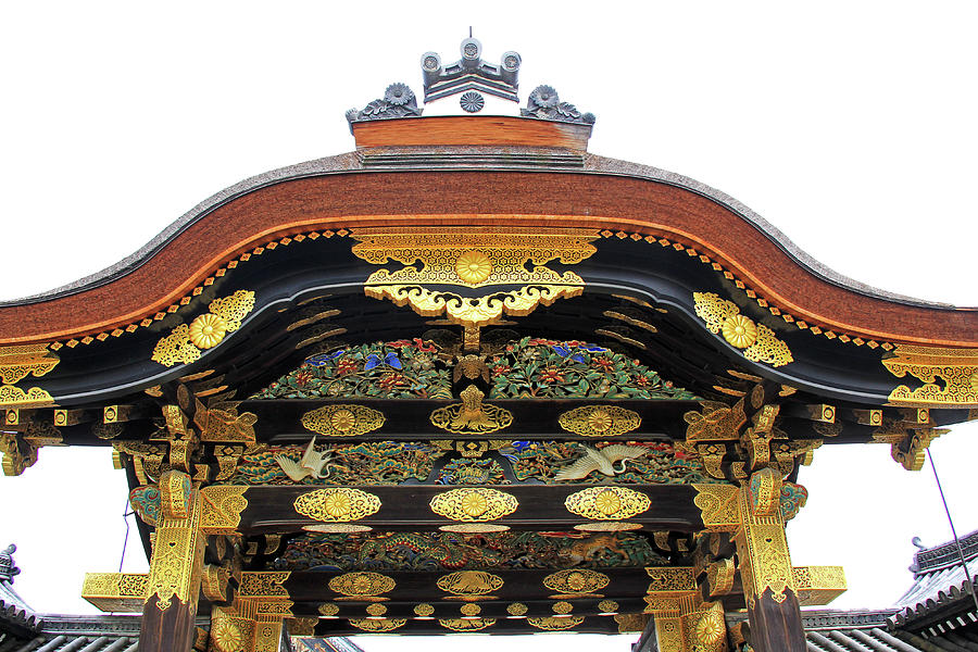 Nijo Castle Entry Detail - Kyoto, Japan Photograph by Richard Krebs