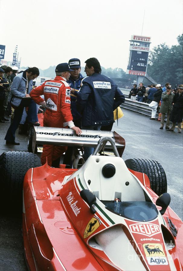 Niki Lauda. 1976 Italian Grand Prix Photograph by Oleg Konin