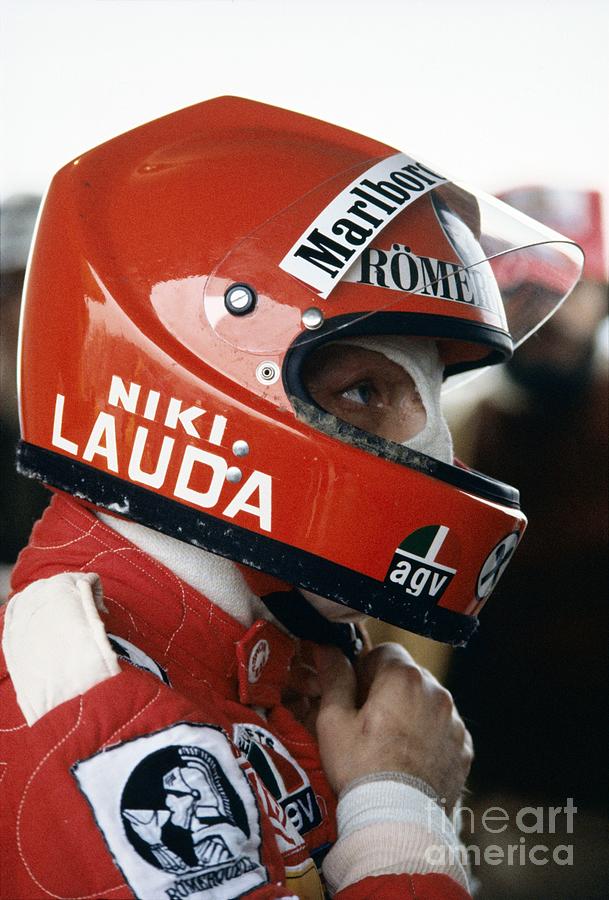 Niki Lauda. 1976 United States Grand Prix Photograph by Oleg Konin