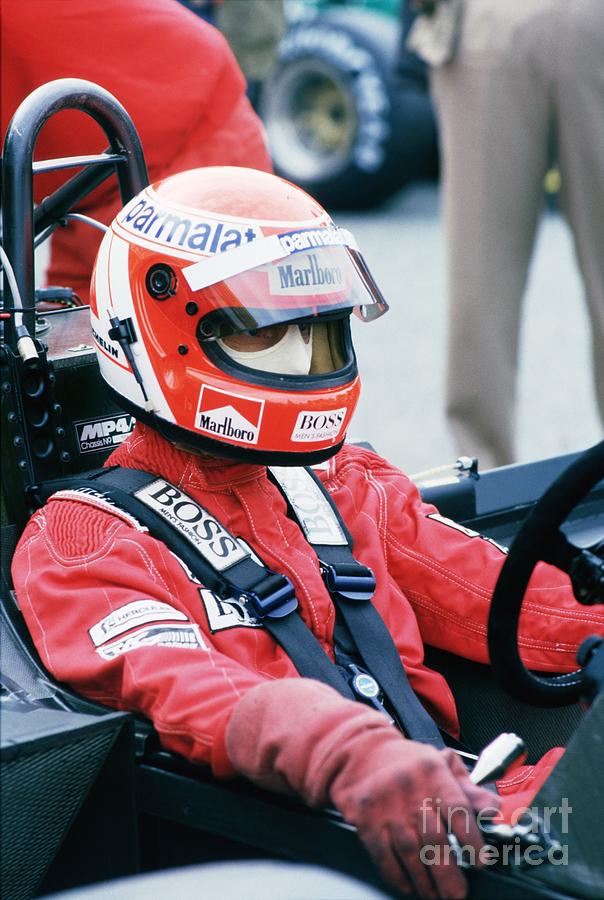 Niki Lauda. 1984 Photograph by Oleg Konin