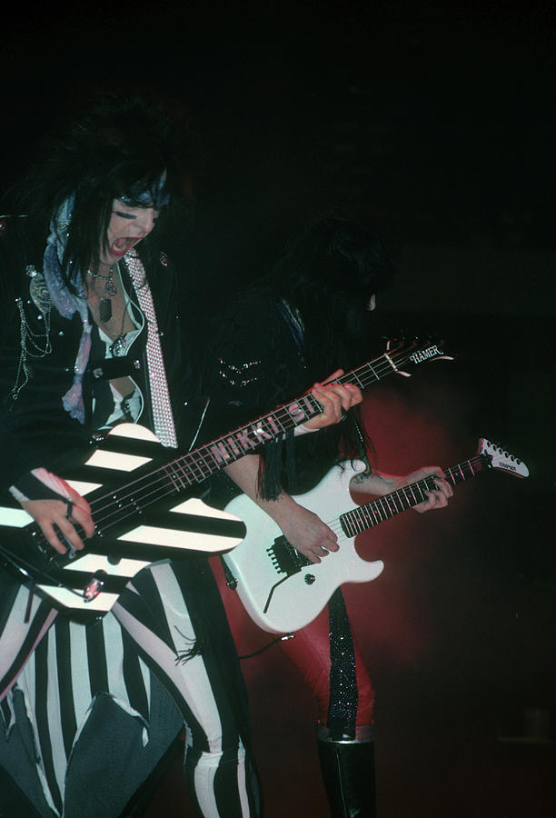 Nikki Sixx And Mick Mars Of Motley Crue Photograph By Rich Fuscia