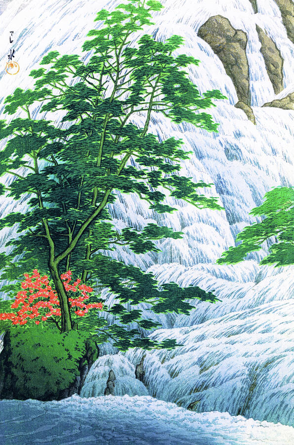 Vintage Painting - Nikko Yutaki - Digital Remastered Edition by Kawase Hasui