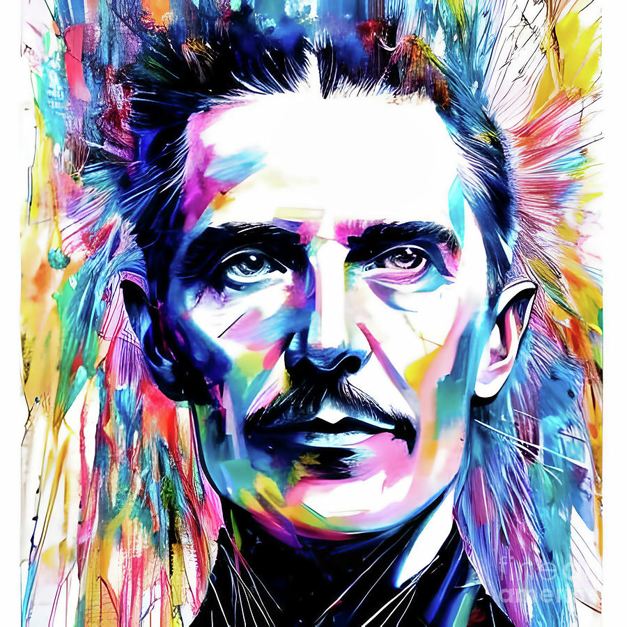 Nikola Tesla #3 Digital Art by CB Lab - Fine Art America