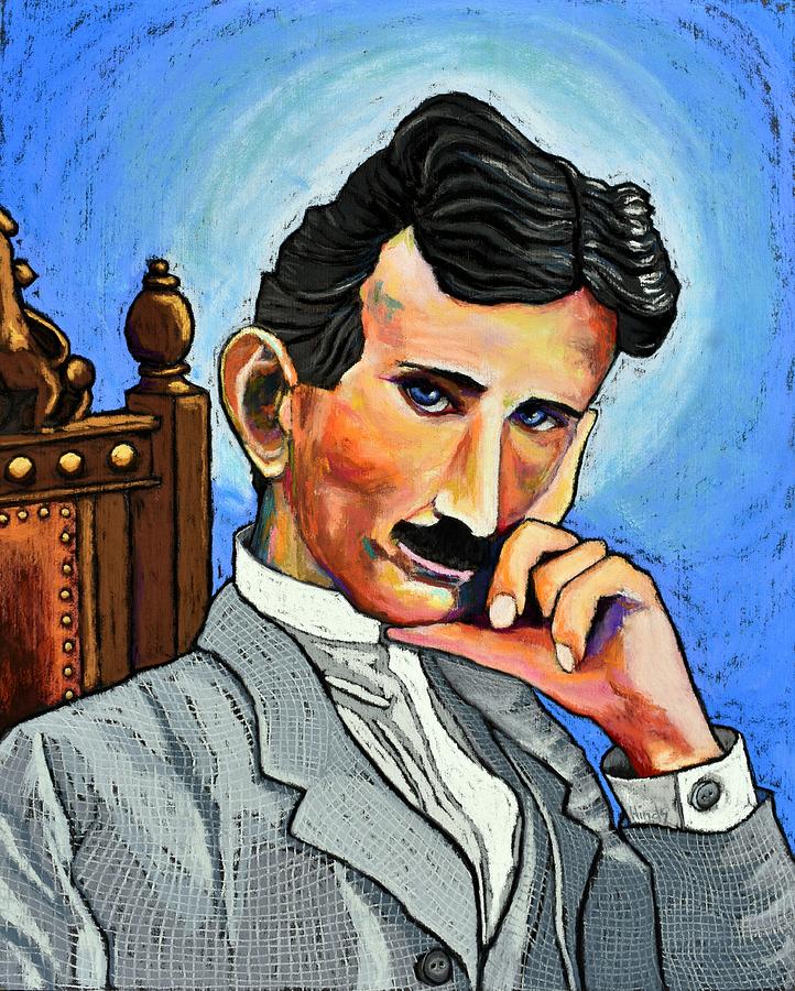 Nikola Tesla Painting