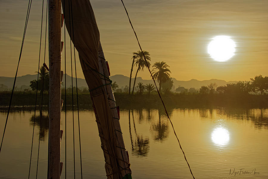 Nile Sunrise Photograph by Nigel Fletcher-Jones