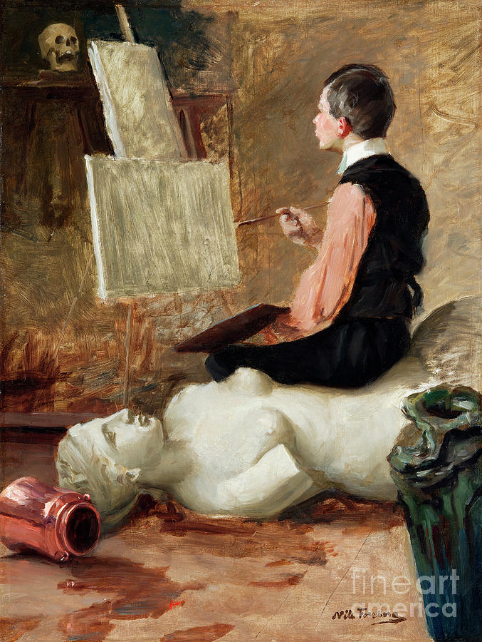 Nils Forsberg, Jr.  Painting by Nils Forsberg