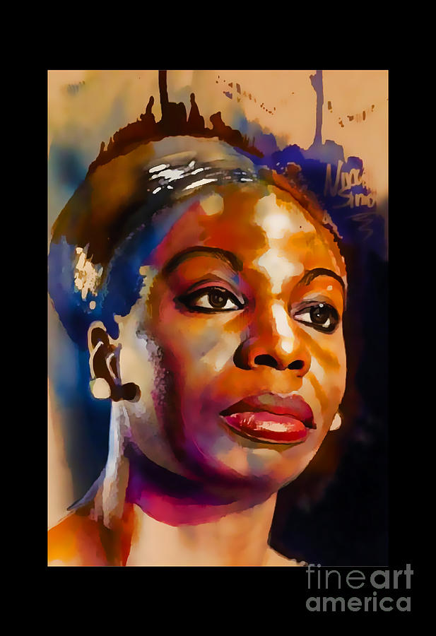 Nina Simone Classic Digital Art by Joe S Zook - Fine Art America