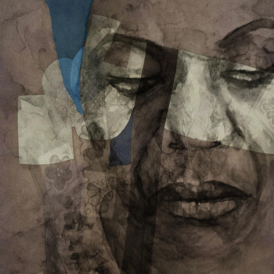 Nina Simone - Face the Music Mixed Media by Paul Lovering