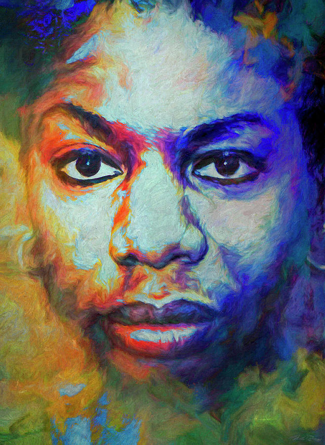 Nina Simone Mixed Media by Mal Bray