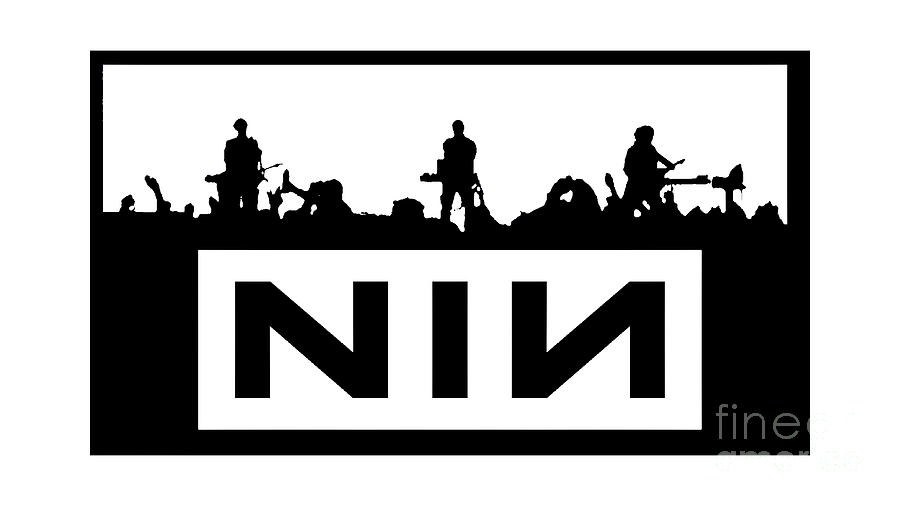 Nine Inch Nails Digital Art - Nine Inch Nails Band by Tizia Notera