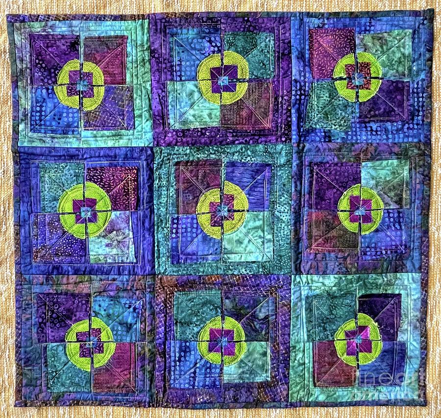 Nine Squares Tapestry - Textile by Chris Burton