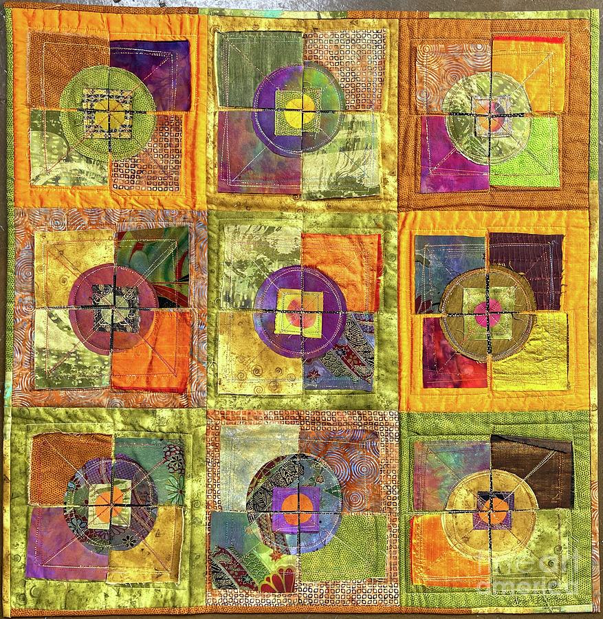 Nine Squares II Tapestry - Textile by Chris Burton