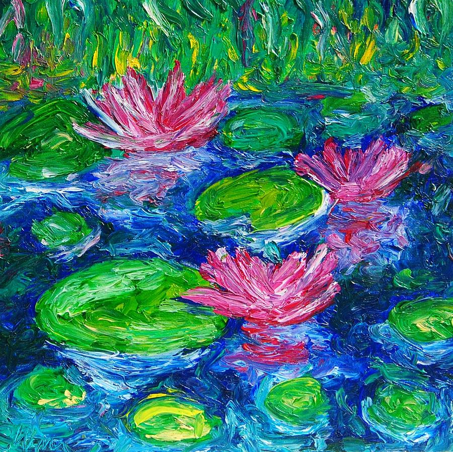 Latin lillies Painting by Chiara Magni