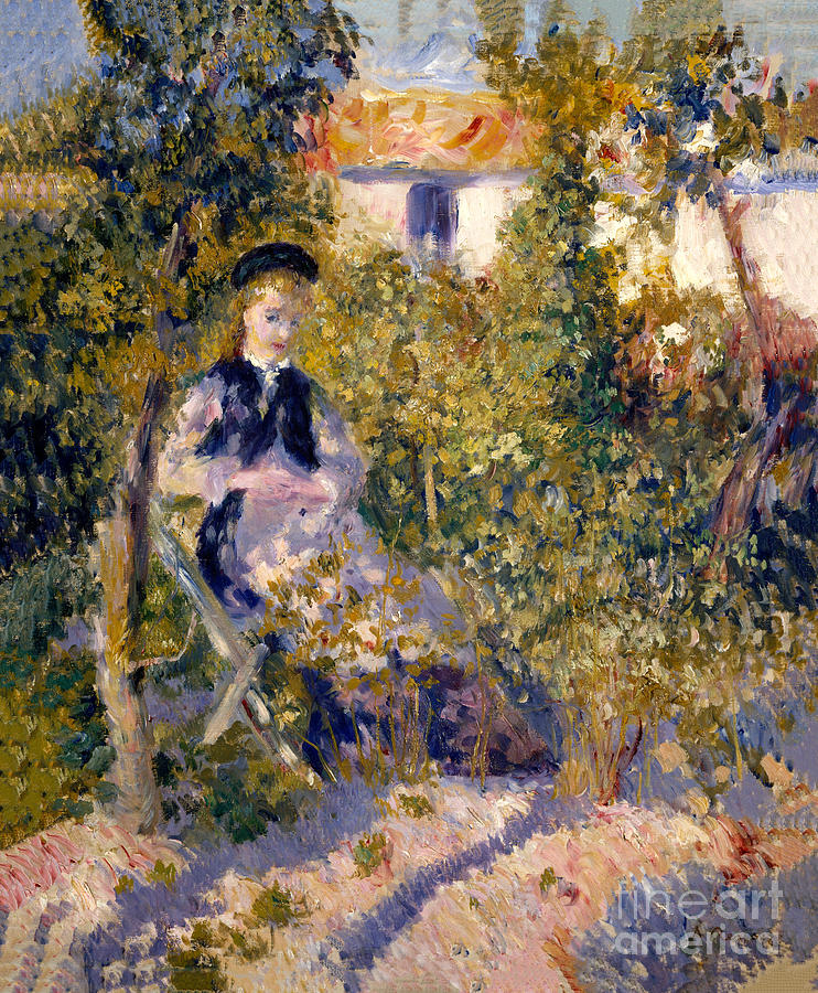 Nini in the Garden by Auguste Renoir Photograph by Carlos Diaz