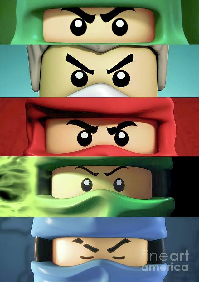 Ninjago lego Digital Art by Azzura Fine - Fine Art America