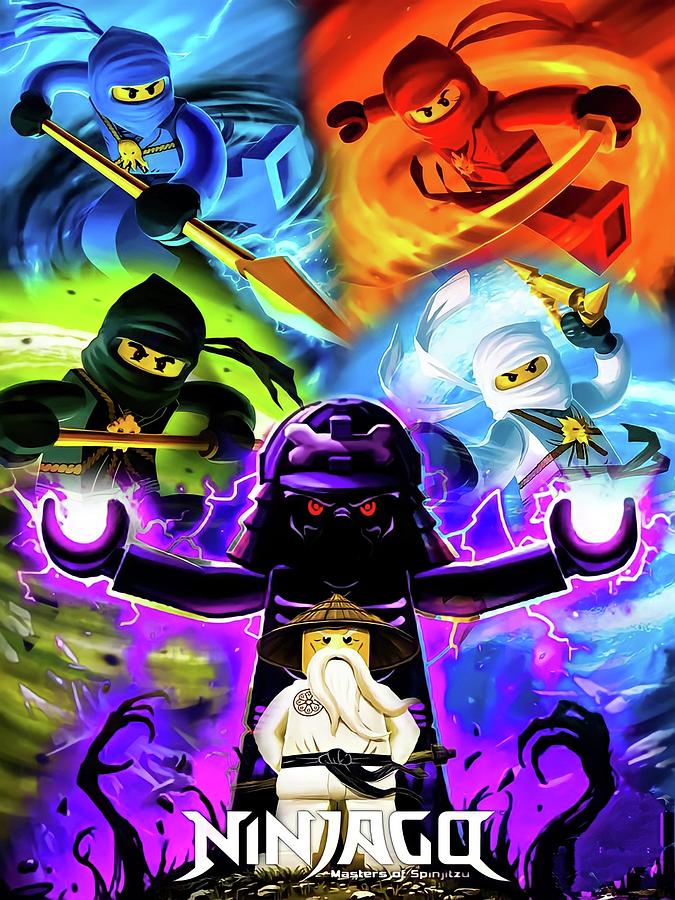 Ninjago Master Of Ninjutsu Digital Art by Master Arcade - Pixels