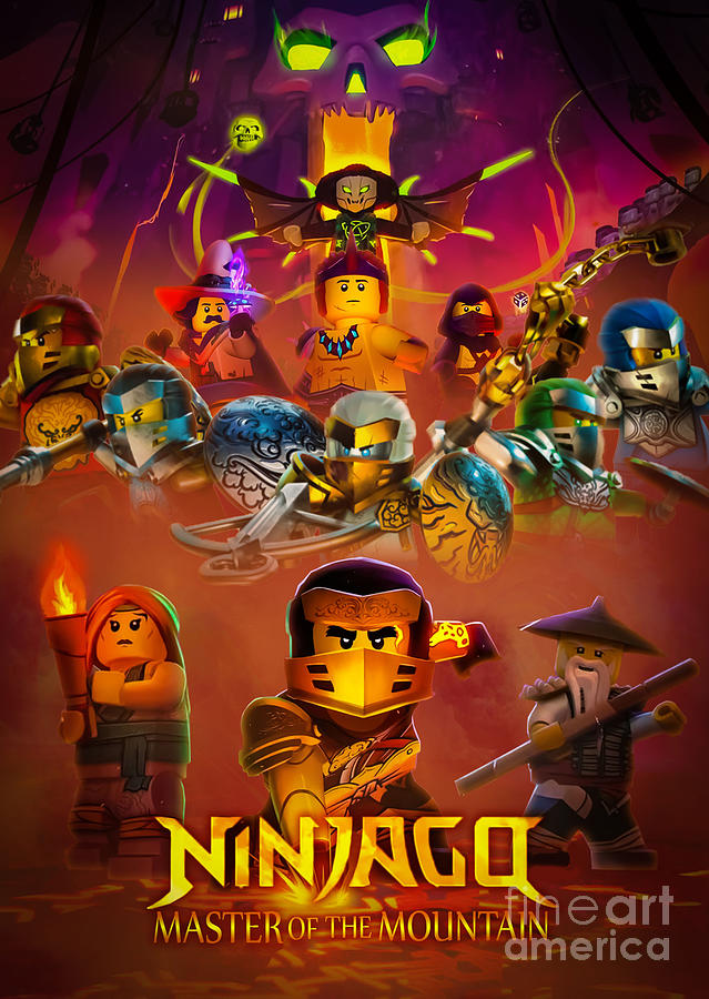 Ninjago Master of the mountain Digital Art by Arta Design - Pixels