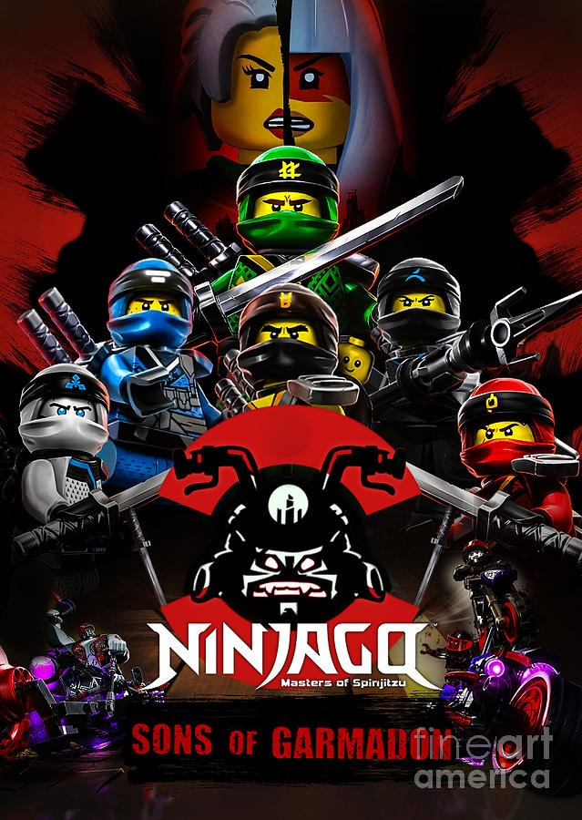 Ninjago Sons Of Garmadon Digital Art by Lee min Ruf - Fine Art America