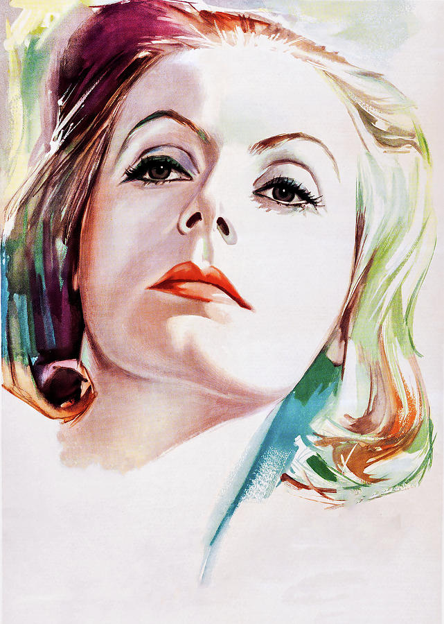 Ninotchka, 1939, movie poster painting  by Macario Quibus Painting by Stars on Art