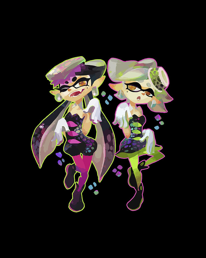 Nintendo Splatoon Squid Sisters Stay Fresh Digital Art by Naomi Carter