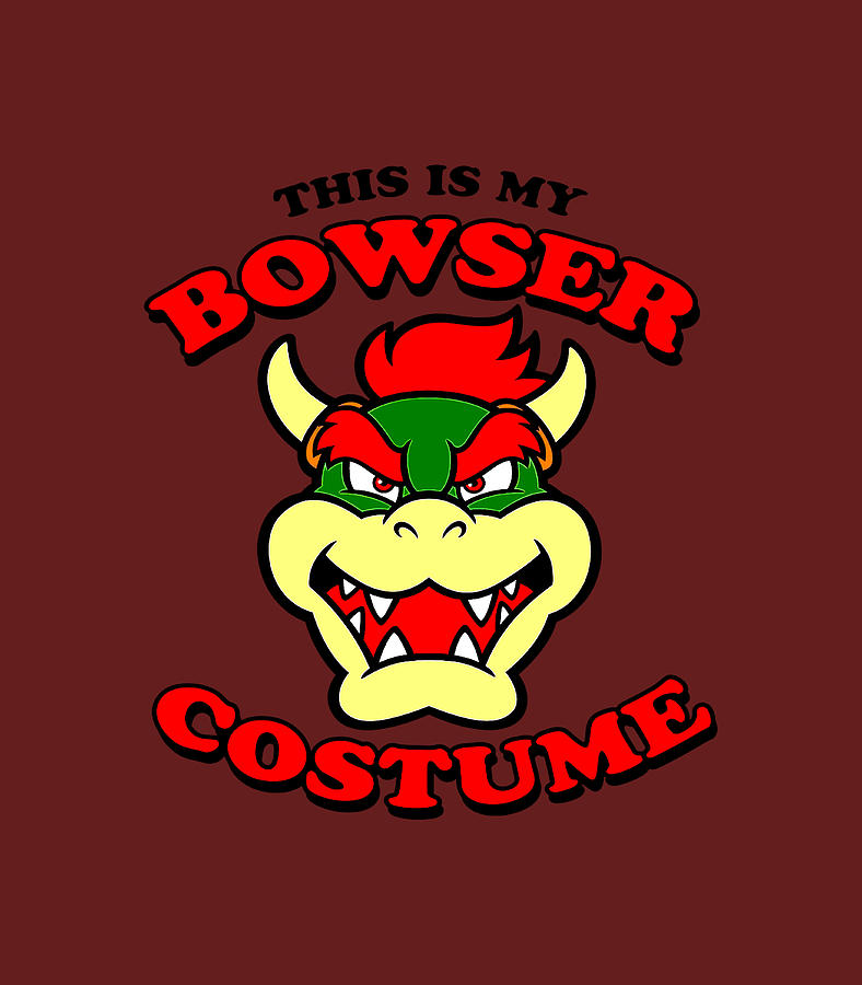 Nintendo Super Mario Bowser Costume Graphic Digital Art by Jett Hope ...