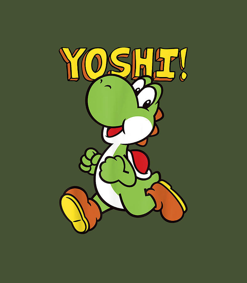 Nintendo Super Mario Yoshi Intro Jump Graphic Digital Art Elle - Pixels