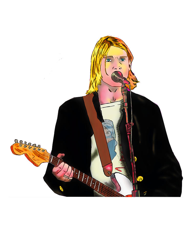 Nirvana Concert Fan Art Digital Art by Lee Faukner | Pixels