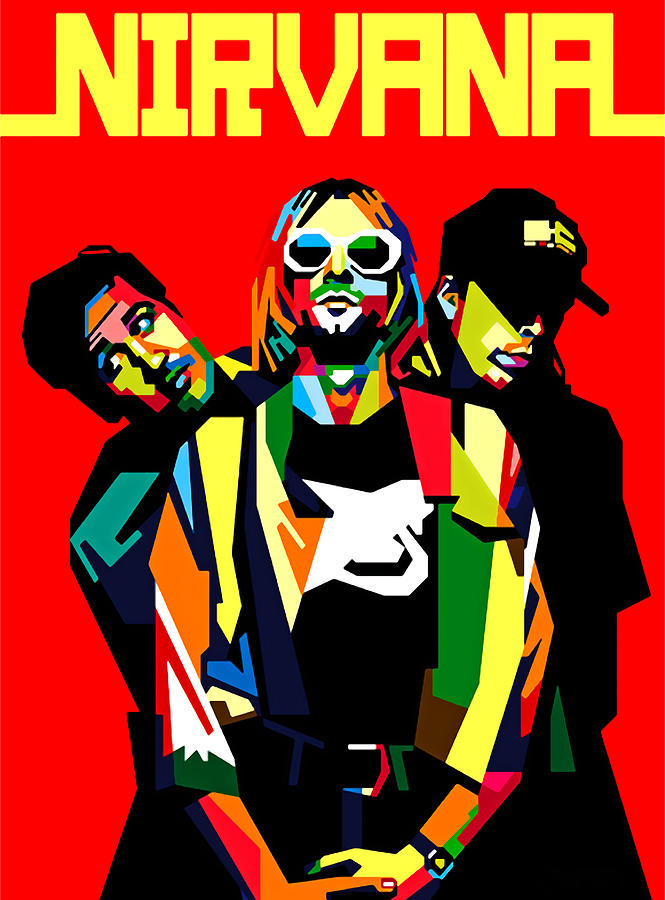 Nirvana Poster Digital Art by Monica Gross | Fine Art America