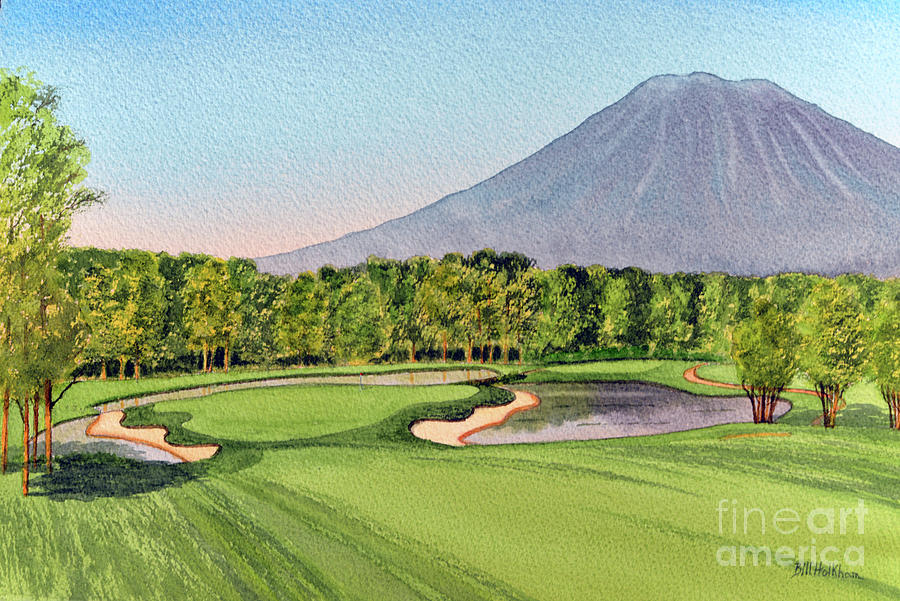 Niseko Golf Course Hokkaido Japan Painting