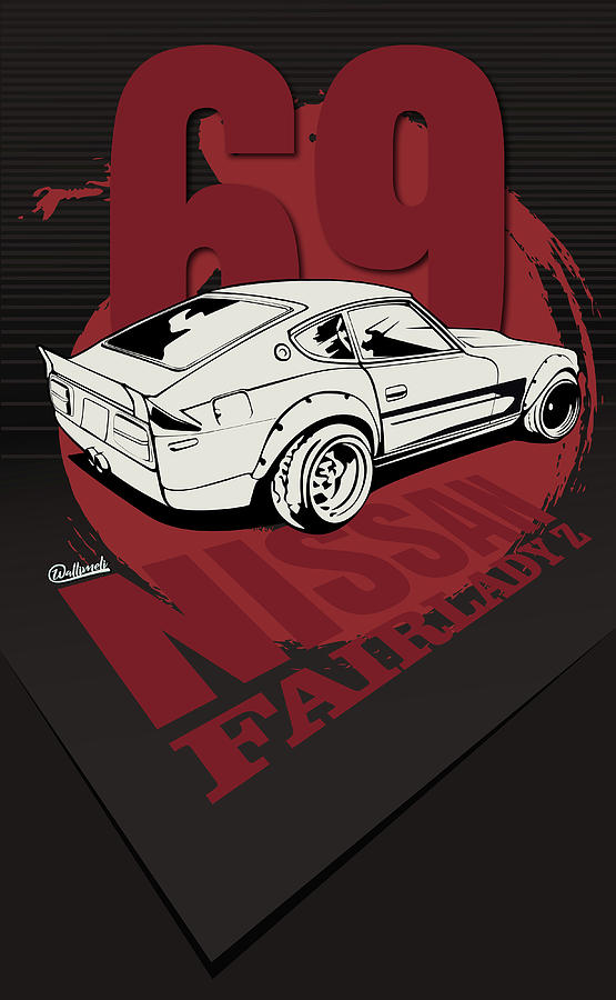 Nissan Fairlady Z Wallpaper Digital Art By Yordanis Garcia Delgado