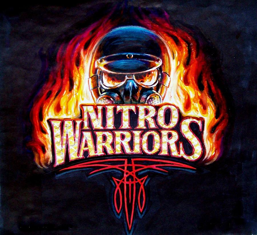 Nitro warriors Painting by Kenny Youngblood