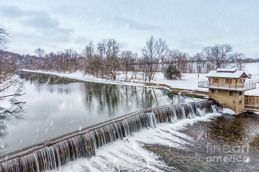 Nixa Finley River Winter Photograph by Jennifer White