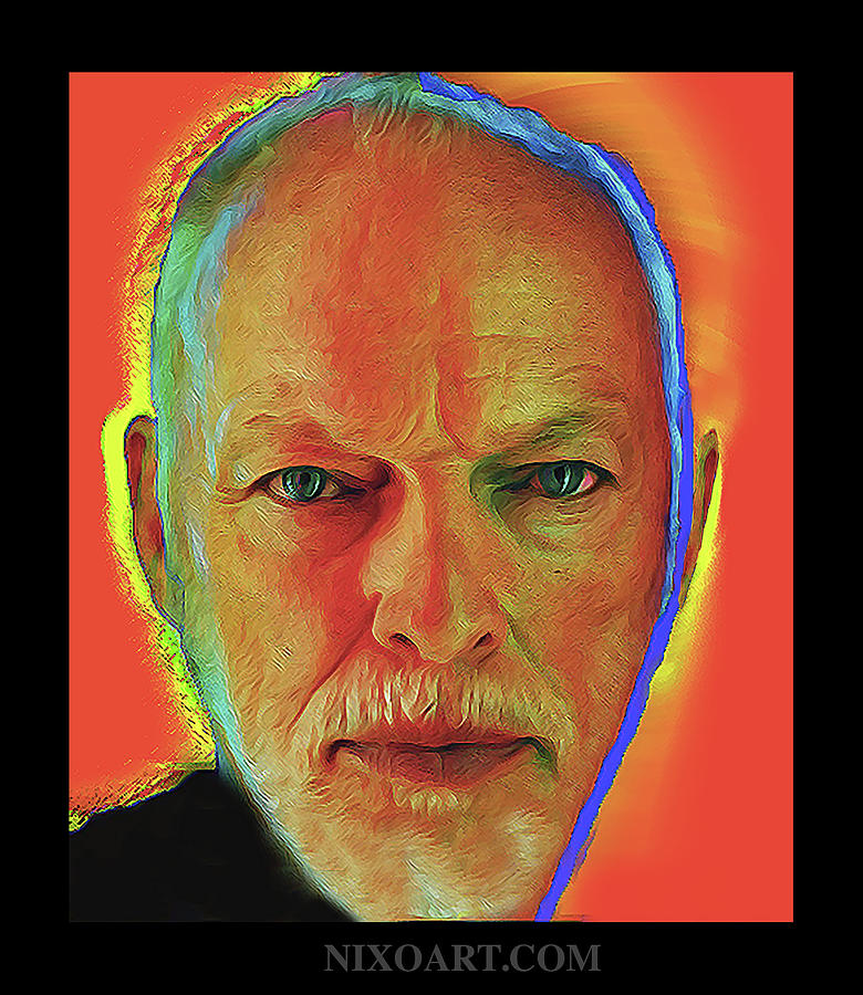 NIXO, DAVID GILMOUR,NIXO ART,Pink Floyd, David Gilmour, Roger Waters ...