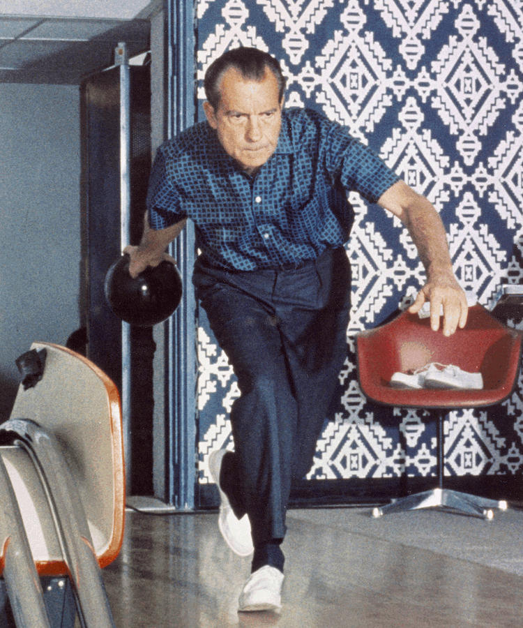 Nixon Bowling Digital Art by Flippin Sweet Gear