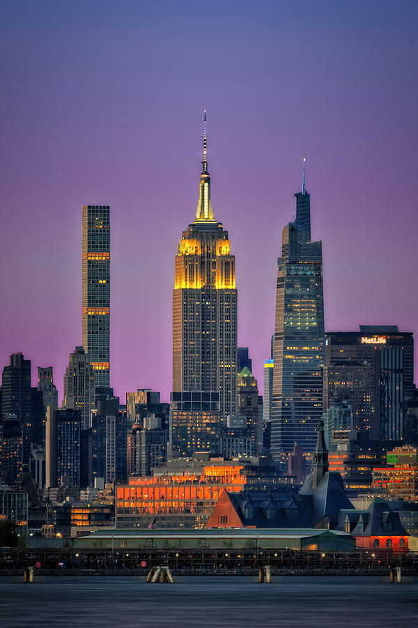 NJ and New York City Skyline Photograph by Susan Candelario