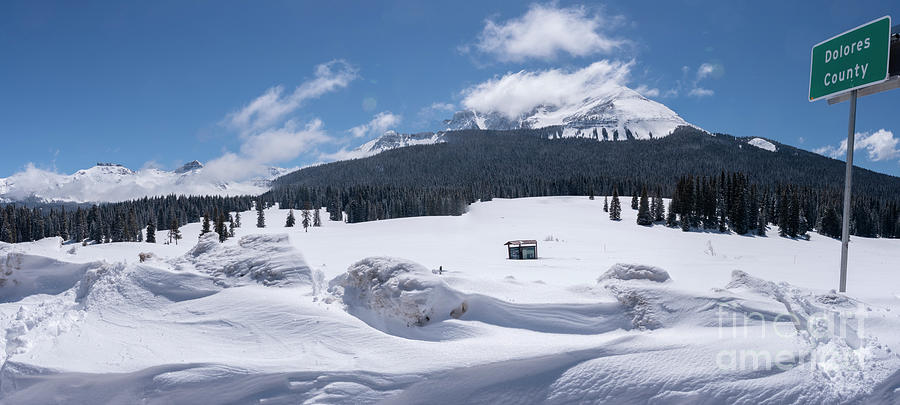 Blizzard Head Pass Summit Photograph by Daniel Hebard